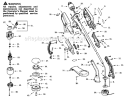 Page A Diagram and Parts List for YP17  Weed Eater Trimmer